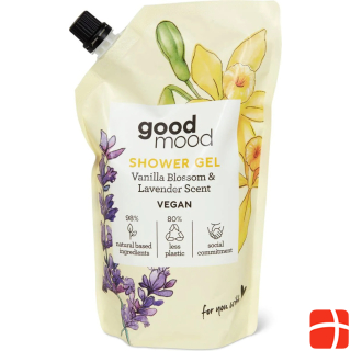 good mood Shower gel Vanilla Blossom & Lavender im Nachfüllbeutel