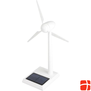 Inpro Solar Solar wind generator wood white, 30 cm