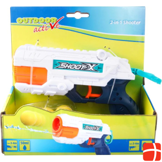 Outdoor Active 2 in 1 shooter, 3 balls included