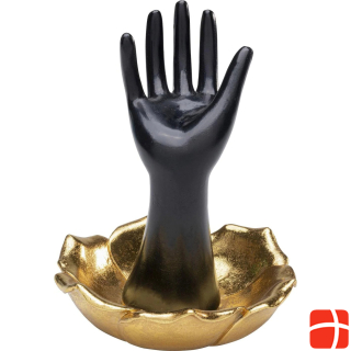 Kare Design Jewelry Box Hand 18 cm, Black/Gold