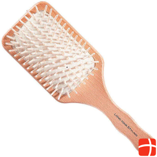 Long Hair Styling Paddle Brush with wooden pins