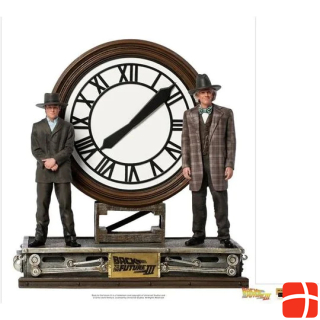 Iron Studios Back to the Future III: Marty and Doc on the Clock - 1/10