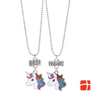  BFF Necklace with unicorn, 2pcs.