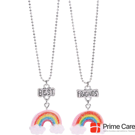  BFF Necklace with rainbow, 2pcs.