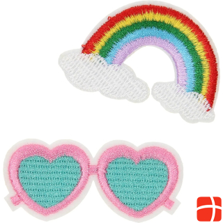  Patch Rainbow and Sunglasses