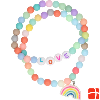  Love and Rainbow Bracelet, 2pcs.