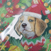 Craft Buddy Christmas Dog Wreath Crystal Art 30cm