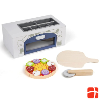 VN Toys Wooden pizza oven with accessories (68228)