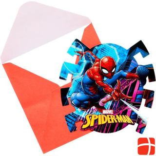 Decorata Party Cartes d'invitations Spiderman Anniversaire