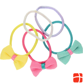  Hair ties with bow, 5 pcs.