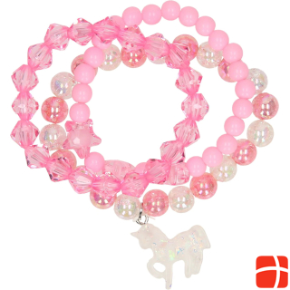  Bracelet with beads and unicorn, 3pcs.