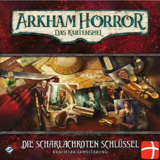 FFG FFGD1169 - Arkham Horror: Die scharlachroten Schlüssel, Kartenspiel (DE - Ermittler-Erweiterung)