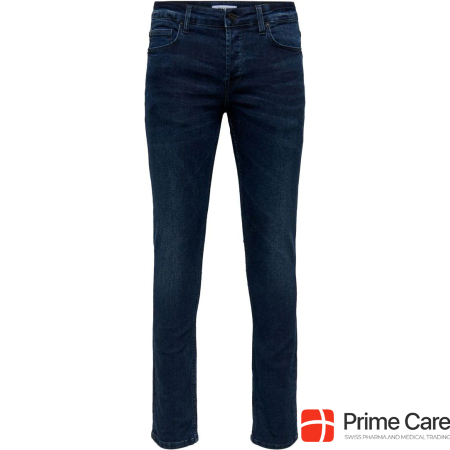 Only & Sons ONSLoom Blue Black Slim Fit Jeans