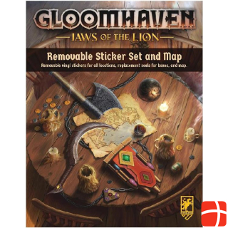 Cephalofair Games CPH00502 - Removable Sticker Set for Gloomhaven: Jaws of the Lion