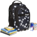 Elephant Hero school backpack set, 3-piece, blue/rose