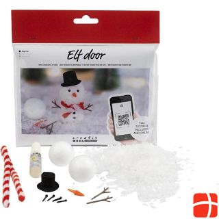 Creativ Company Mini Utensils Elf Door Scene Snowman