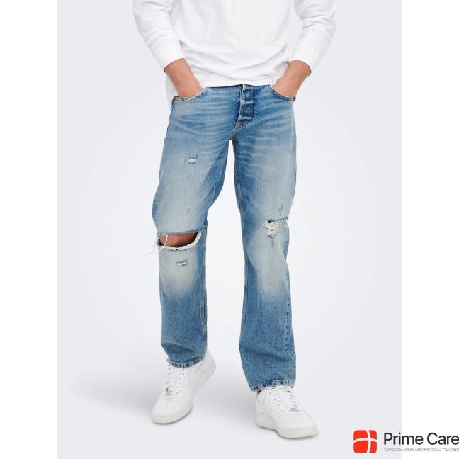 Only & Sons ONSEDGE LIGHT BLUE Loose Fit Jeans