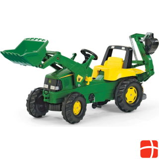 Rolly Toys Backhoe with front loader and rear excavator