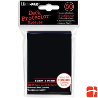 Ultra Pro Deck Protector Card Sleeves Solid Black (50)