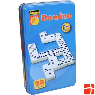 Idena Dominospiel in Metallbox