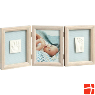 Baby Art My Baby Touch Wooden Double Frame