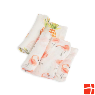 little unicorn Deluxe Bamboo Swaddle 2 Pack