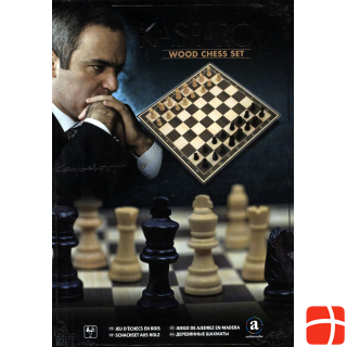 Джекпот Каспаров: Деревянные шахматы [36,5 см]