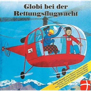 Globi at the air rescue service