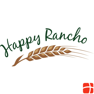 Happy Rancho BIO Weser meadow hay with apples