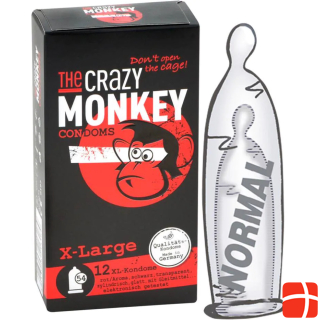 Crazy Monkey Condoms X-Large