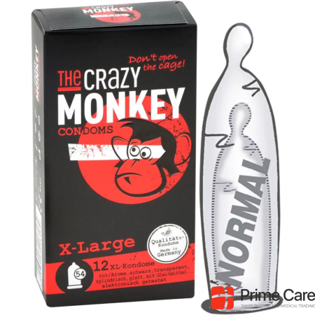 Crazy Monkey Condoms X-Large