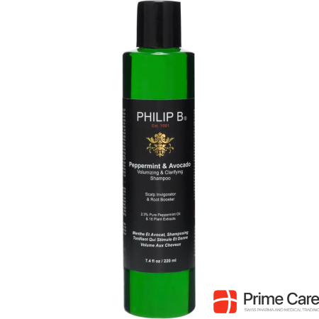 Philip B. Peppermint & Avocado - Volumizing & Clarifying Shampoo