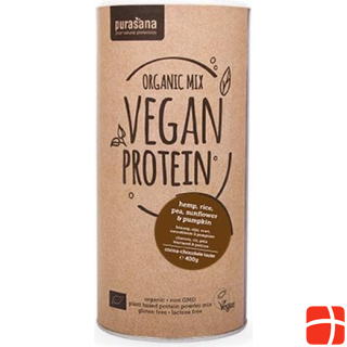 Purasana Vegan Protein Mix - Hemp / Pea / Rice / Sunflower & Pumpkin (400g Dose)