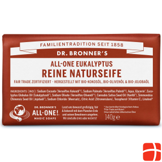 доктор Натуральное мыло Bronner's All-One с эвкалиптом 140 г