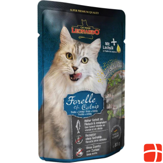 Leonardo Cat Food Finest Selection Pouch Форель и кошачья мята