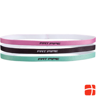 Fat Pipe Haarband Set Winny  Grün/schwarz/pink