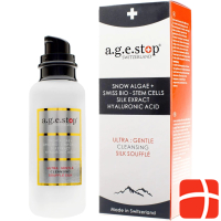 Agestop Switzerland Ultra - Gentle Cleansing Silk Soufflé - Refreshing Eye and Face Cleanser
