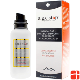 Agestop Switzerland Ultra - Gentle Cleansing Silk Soufflé - Erfrischender Augen - und Gesichtsreiniger