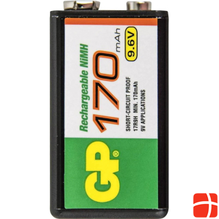 GP Batteries 9 V block battery NiMH 6LR61 170