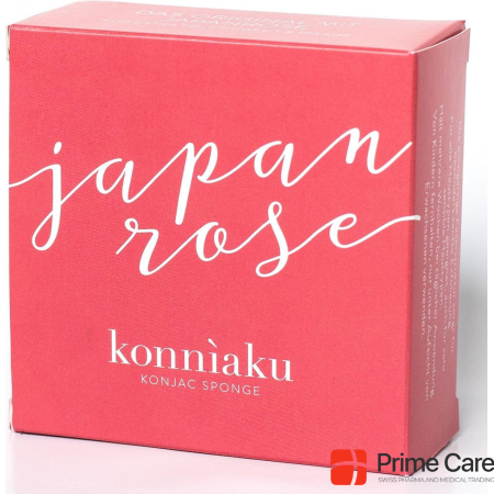 Dr. Sponage KONNIAKU Face JAPANROSE - Konjac sponge face formerly lycopene