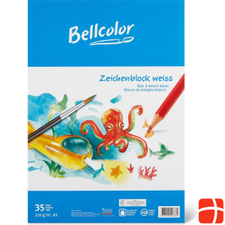 Bellcolor Drawing pad white A3