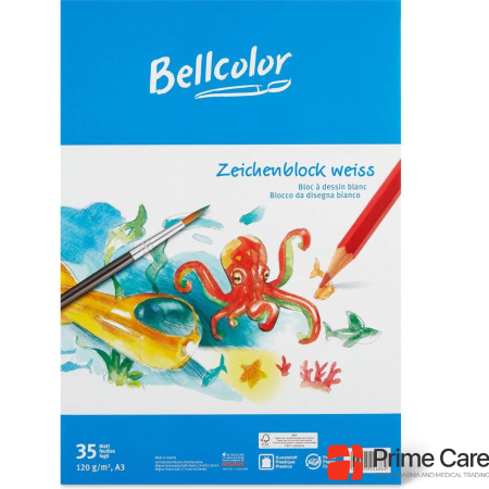Bellcolor Drawing pad white A3
