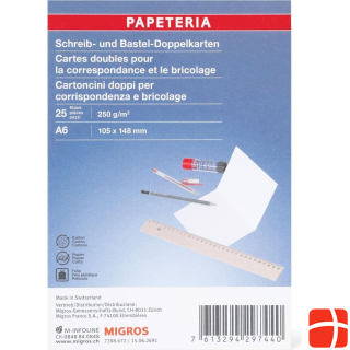 Papeteria A6 Writing and craft double cards