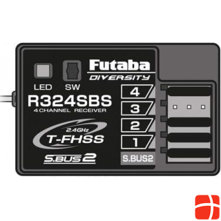 Futaba Receiver R324SBS 2.4 GHz T-FHSS
