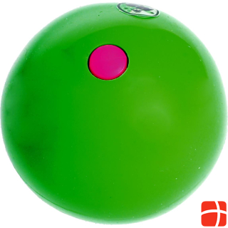 Мяч для жонглирования зеленый, ø 63 мм, 120 г, ПЭ, блестящий, сменная начинка