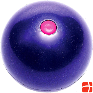 Мяч для жонглирования фиолетовый, ø 63 мм, 120 г, ПЭ, блестящий, сменная начинка
