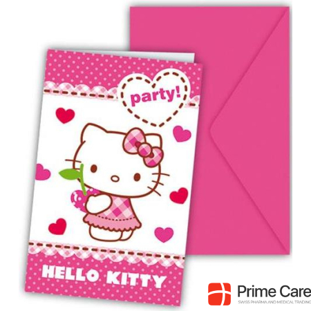 FT Invitation cards Hello Kitty