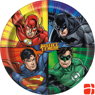 LCA Party plate superheroes Justice League