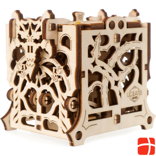 Ugears Cube container 3D wooden puzzle