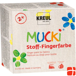 Kreul Mucki набор из 4 тканей для пальчиковой росписи